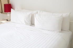POŚCIEL HOTELOWA 140x200cm+ 1x 70x80 suwak ADAMASZEK 150g/m2 100% Bawełna