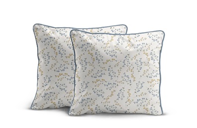Poszewki Perkal 40x40 Komplet 2 szt. Bawełna 100% Lamówka Premium 5895a