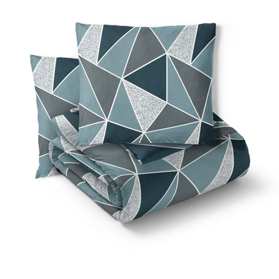 Komplet Pościeli 160x200 + 2x70x80, 100% Bawełna, 140g/m2, wzór: 1261