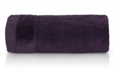 RĘCZNIK KĄPIELOWY 50x90 SPA HOTELOWY mały Bawełniany 550g/m2 CHŁONNY - VITO śliwkowy