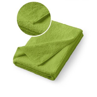 RĘCZNIK KĄPIELOWY 70x140 SPA HOTELOWY Duży Bawełniany 500g/m2 CHŁONNY - Lime