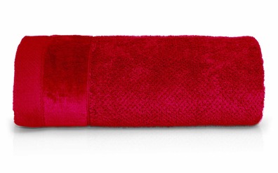 RĘCZNIK KĄPIELOWY 70x140 SPA HOTELOWY Duży Bawełniany 550g/m2 CHŁONNY - VITO czerwony