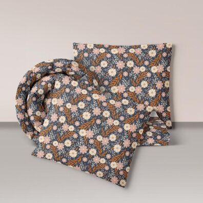 Pościel z Kory 160x200 + 2x70x80 Bawełna 100% Bielawa Produkt Polski - florystyka kolorowa