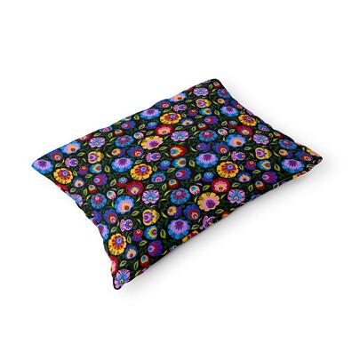 Poszewka 70x80cm na poduszkę 100% bawełna - łowicki czarny