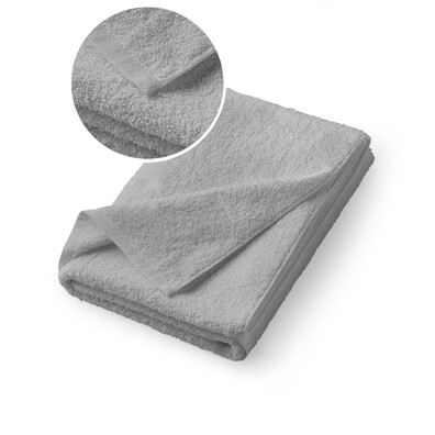 RĘCZNIK KĄPIELOWY 70x140 SPA HOTELOWY Duży Bawełniany 500g/m2 CHŁONNY - Light grey