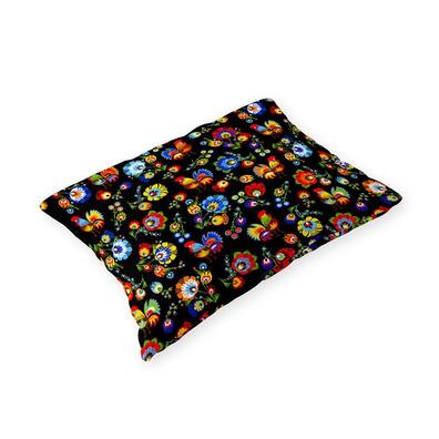 Poszewka na poduszkę 50x70cm BAWEŁNA CERTYFIKAT - koguty czarne