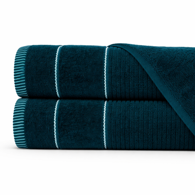 Zestaw Ręczników 2x 70x140 cm TEO 470 g/m2 Bawełniane, Miękkie kolor: Turkusowy