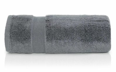 RĘCZNIK KĄPIELOWY 50x90 SPA HOTELOWY mały Bawełniany 600g/m2 CHŁONNY - ROCCO szary