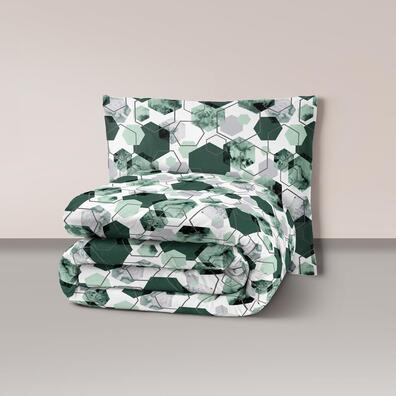 Pościel z Kory 140x200 + 1x70x80 Bawełna 100% Bielawa Produkt Polski - 1612 zielony