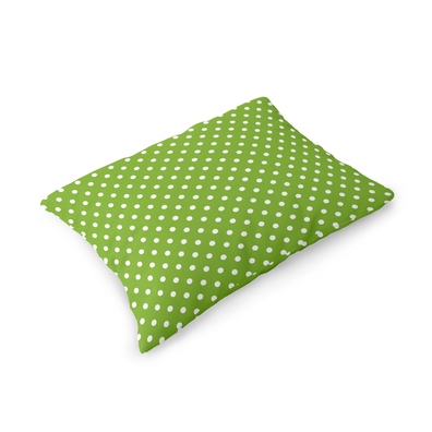 Poszewka na poduszkę 40x60cm BAWEŁNA 100% CERTYFIKAT - Grochy Sałata