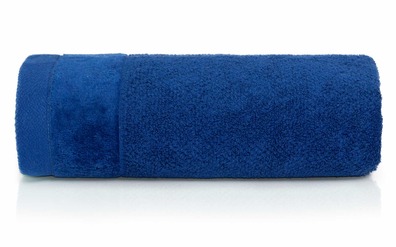 RĘCZNIK KĄPIELOWY 70x140 SPA HOTELOWY Duży Bawełniany 550g/m2 CHŁONNY - VITO Chaber/Royal Blue