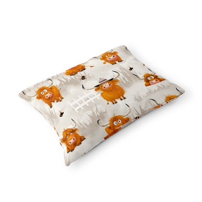 Poszewka na poduszkę 40x60cm BAWEŁNA 100% CERTYFIKAT - Rodeo Beżowe