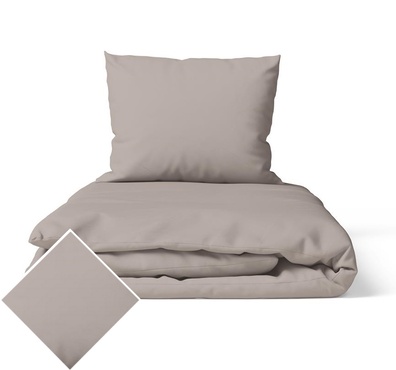 Komplet Pościeli 160x200 + 2x70x80, 100% Bawełna, 140g/m2, kolor: BEŻ CIEMNY