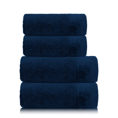 Zestaw 4x Ręczniki Bawełniane VITO 550 g/m2 – 2x 70x140 + 2x 50x90 | Hotelowe SPA Granat