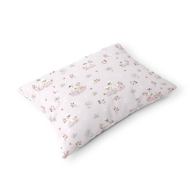 Poszewka 70x80cm na poduszkę 100% bawełna - Łabądki Róż