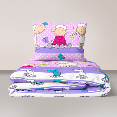 POŚCIEL DZIECIĘCA 100x140 + 50x60 100% BAWEŁNA certyfikat 2-el. do Łóżeczka 137 poziom