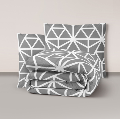 Pościel z Kory 220x200 + 2 poszewki PREMIUM 100% bawełna polska : KORA 376