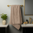 RĘCZNIK KĄPIELOWY 70x140 SPA HOTELOWY Duży Bawełniany 500g/m2 CHŁONNY - Beige (4)