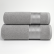 RĘCZNIK KĄPIELOWY 50x90 SPA HOTELOWY mały Bawełniany 450g/m2 - PARIS Szary GREY (3)