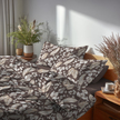 Komplet Pościeli 160x200 + 2x 70x80,  100% Bawełna, 140g/m2, wzór: Kwiat Pustyni na Brązie (7)