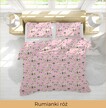 Komplet pościeli z KORY 140x200 + poszewka 70x80 POLSKI PRODUCENT - Rumianki róż (3)