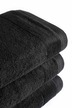 RĘCZNIK KĄPIELOWY 50x90 SPA HOTELOWY mały Bawełniana 550g/m2 CHŁONNY - VITO czarny  (4)