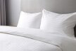 POŚCIEL HOTELOWA BIAŁA 200x220 ADAMASZEK + 2x 50x70 150g 50% baw. 50%poliester (14)