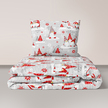 Pościel z Kory 140x200 + 1x70x80 Bawełna 100% Bielawa Produkt Polski - Skrzaty czerwone (1)