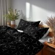 POŚCIEL Z KORY 220x200cm PREMIUM 100% BAWEŁNA KORA Milano Czarno - Białe (21)