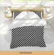 Komplet Pościeli 160x200 + 2x70x80, 100% Bawełna, 140g/m2, wzór: Mozaika (3)