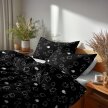 Komplet Pościeli 160x200 + 2x70x80, 100% Bawełna, 140g/m2, wzór: Baranki czarne (5)