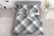 Komplet Pościeli 160x200 + 2x70x80, 100% Bawełna, 140g/m2, wzór: 4552 A (1)