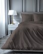 POŚCIEL HOTELOWA ADAMASZEK 160x200cm + 2xPOSZEWKI 70x80 cm KOMPLET POŚCIELI Mocha (3)