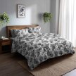 Komplet Pościeli 160x200 + 2x70x80, 100% Bawełna, 140g/m2, wzór: 1652 szary (6)