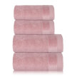 Zestaw 4x Ręczniki Bawełniane VITO 550 g/m2 – 2x 70x140 + 2x 50x90 | Hotelowe SPA Pudrowy Róż (1)
