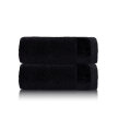 Zestaw 2x RĘCZNIK KĄPIELOWY 70x140 SPA HOTELOWY Duży Bawełniany 550g/m2 - VITO Czarny (2)