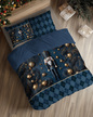  Pościel Bawełniana Świąteczna 200x220 + 2x70x80 Holland 100% bawełna 5823 A (1)