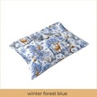 Poszewka ZIMOWA 70x80cm na poduszkę 100% bawełna, Winter Forest Blue (8)