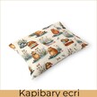 Poszewka 70x80cm na poduszkę 100% bawełna - kapibary ecri (2)