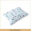 Poszewka 70x80cm na poduszkę 100% bawełna - UFO Niebieskie (2)