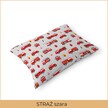 Poszewka 70x80cm na poduszkę 100% bawełna wzór: Straż na szarym (2)