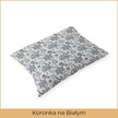 Poszewka na poduszkę 50x70cm BAWEŁNA CERTYFIKAT - koronka na białym (2)