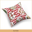 Poszewka na poduszkę Świąteczna ZIMOWA jasiek 40x40cm 100% BAWEŁNA, Bombki (4)