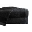 Zestaw 2x RĘCZNIK KĄPIELOWY 70x140 SPA HOTELOWY Duży Bawełniany 550g/m2 - VITO Czarny (5)