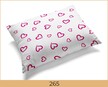 Poszewka 70x80cm na poduszkę 100% bawełna - 265 - serca różowe (2)