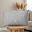 Poszewka na poduszkę 40x60cm BAWEŁNA 100% CERTYFIKAT - Milano Szare (8)