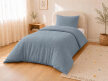 Pościel muślinowa 90x120 dziecięca - dwuwarstwowy muślin 140g/m2 + bawełna 120g/m2 Blue (2)
