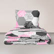 Pościel z Kory 160x200 + 2x70x80 Bawełna 100% Bielawa Produkt Polski - Plastry Miody Róż (1)
