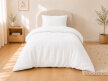 Pościel muślinowa 100x135 dziecięca - dwuwarstwowy muślin 140g/m2 + bawełna 120g/m2 White (3)