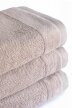 Zestaw 4x Ręczniki Bawełniane VITO 550 g/m2 – 2x 70x140 + 2x 50x90 | Hotelowe SPA Perłowy/Oyster (3)